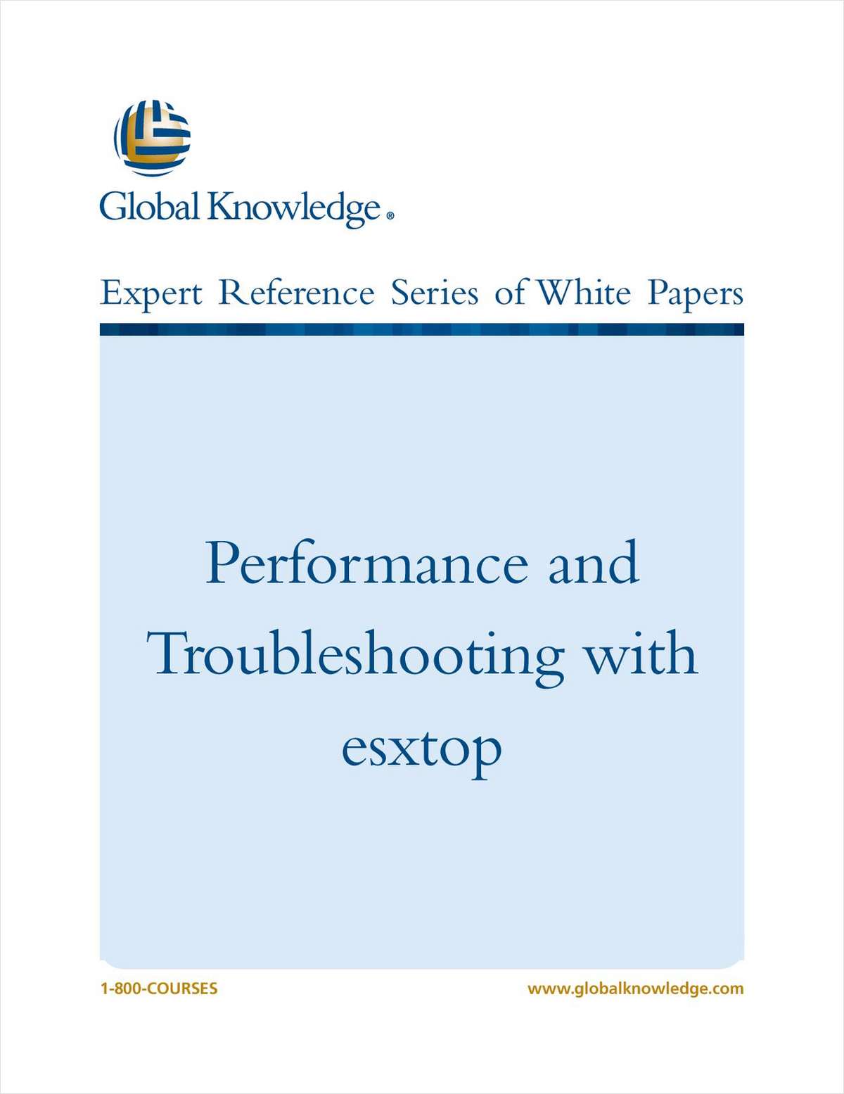 Performance and Troubleshooting with esxtop