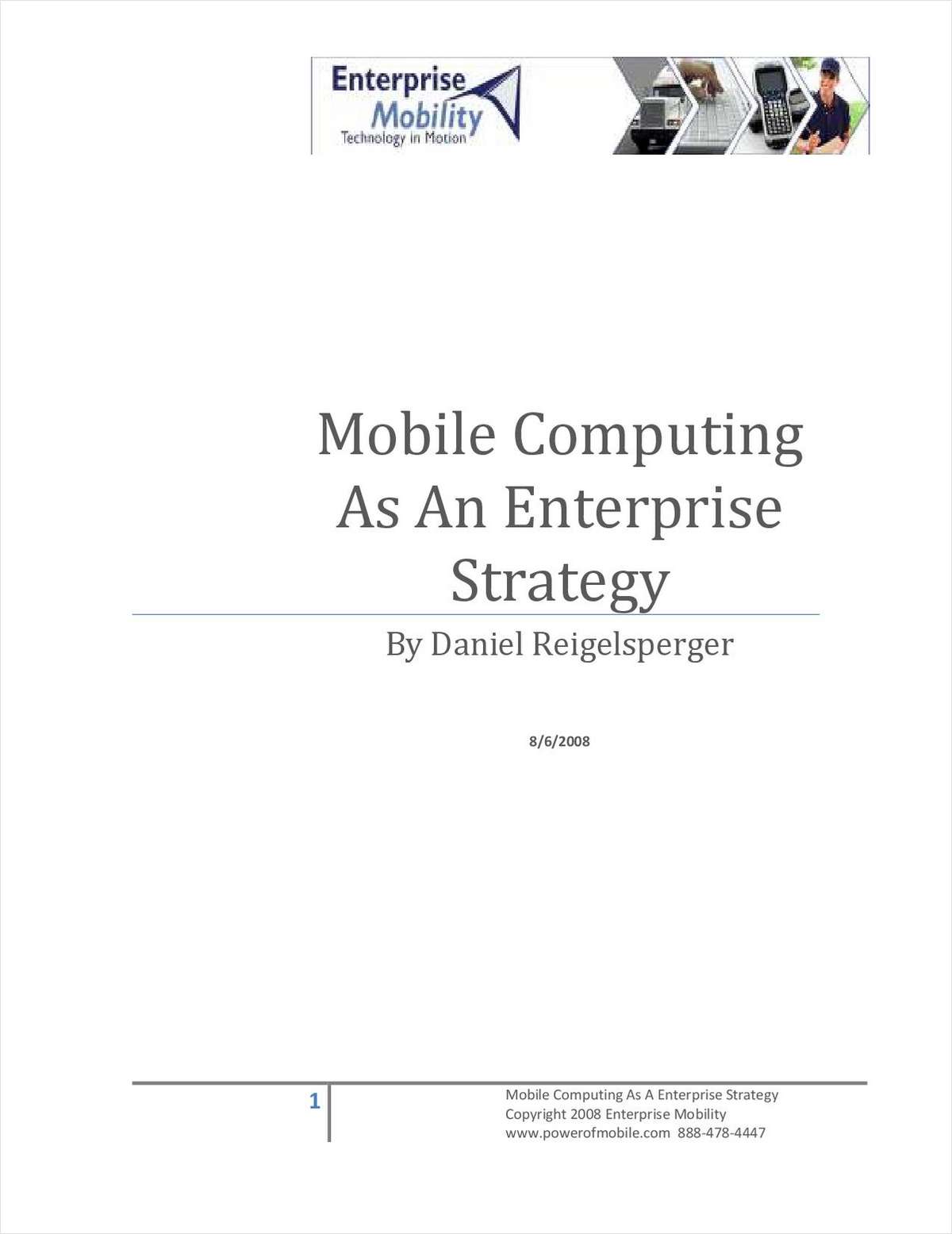 Mobile Computing as a Strategy