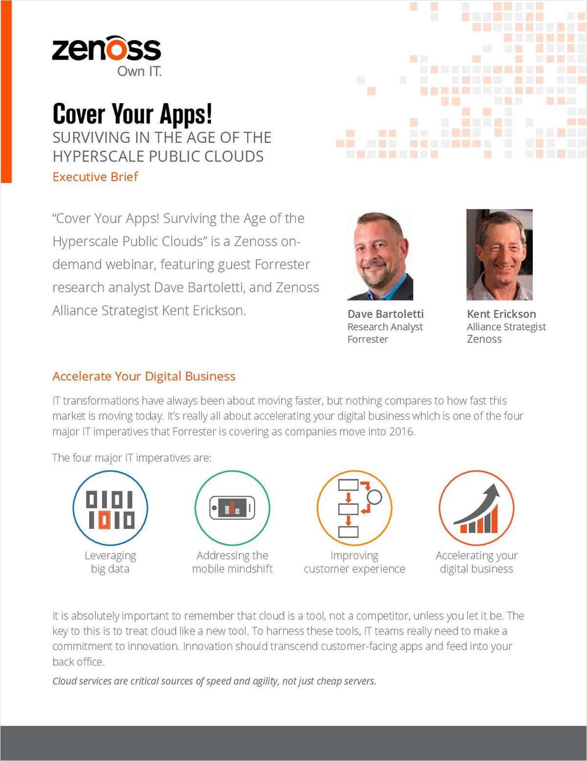 Cover Your Apps! Surviving in the Age of the Hyperscale Public Clouds