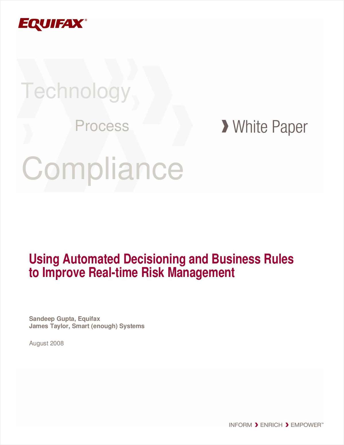 Using Automated Decisioning and Business to Improve Real-time Risk Management