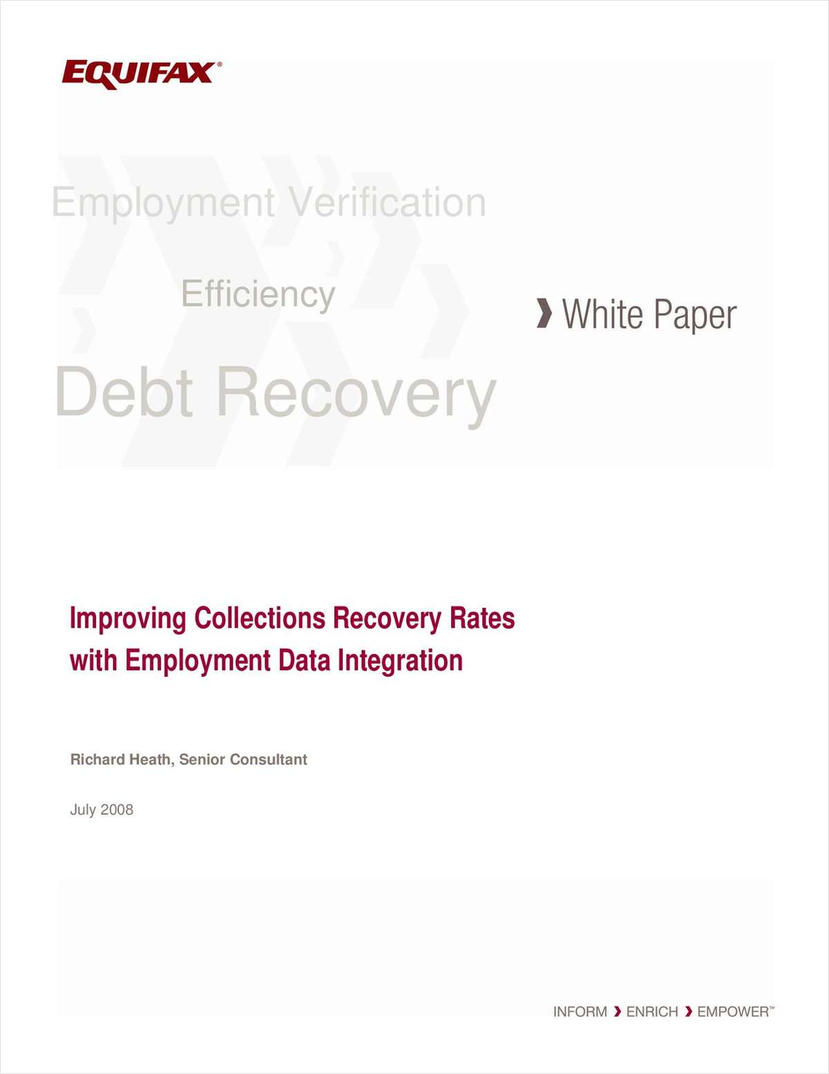 Improving Collections Recovery Rates with Employment Data Integration