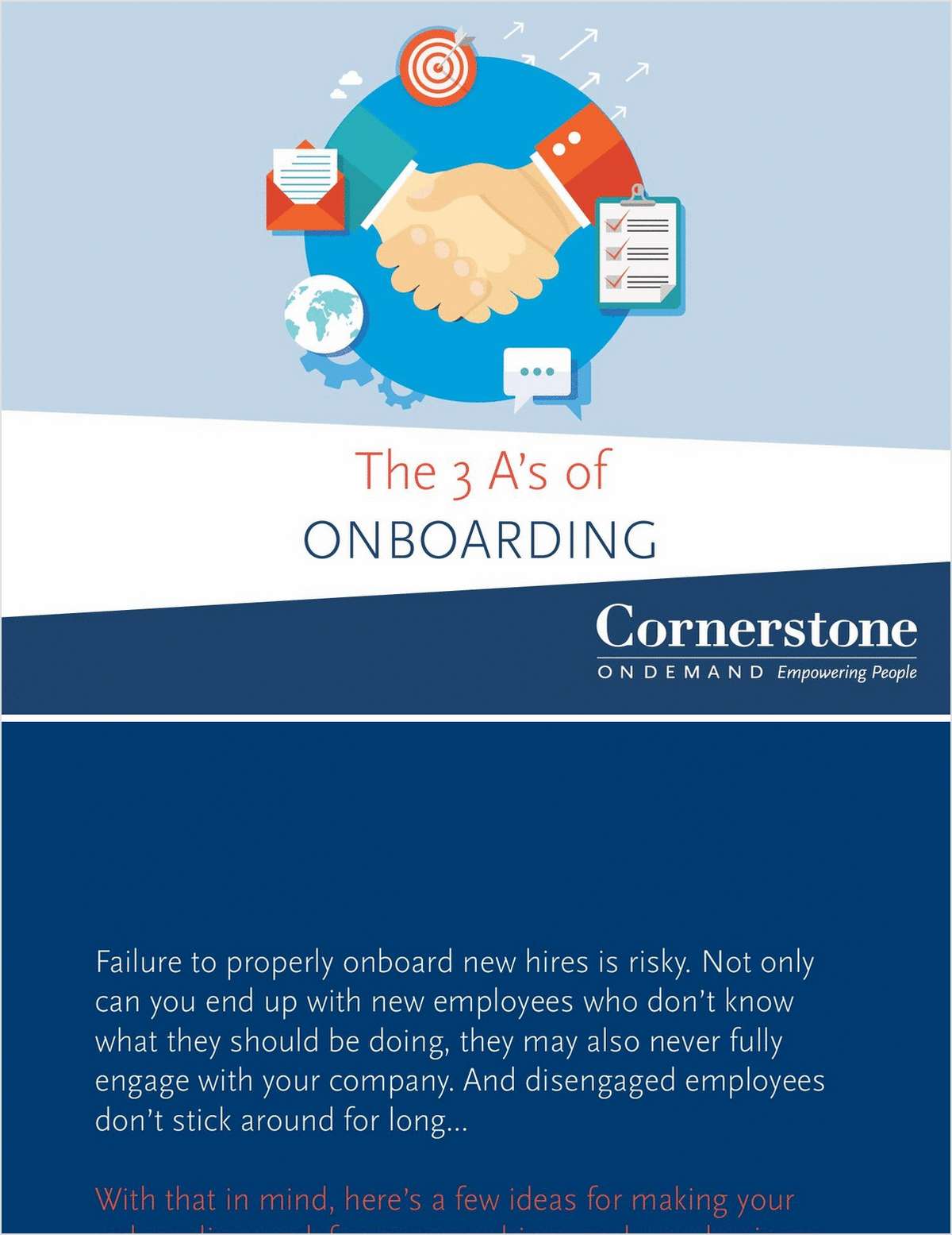 The 3 A's of Onboarding