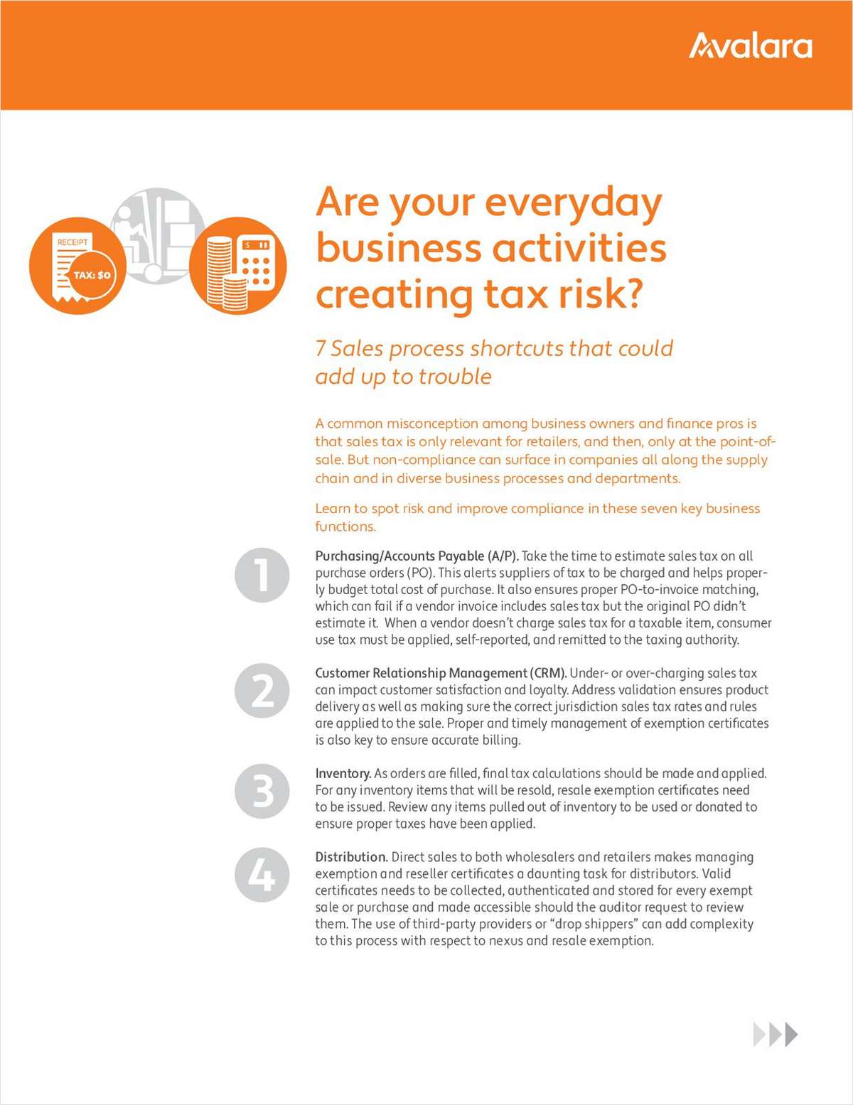 7 Business Process Tax Risks