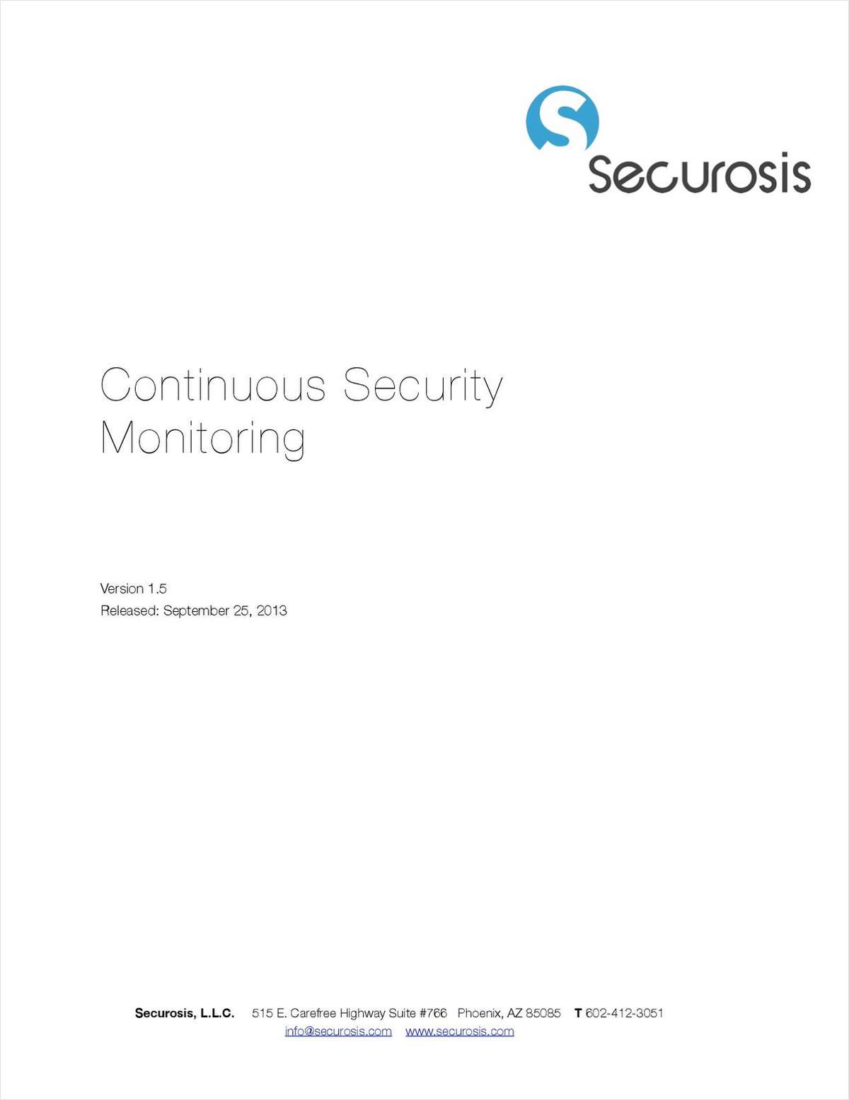 Continuous Security Monitoring (CSM)