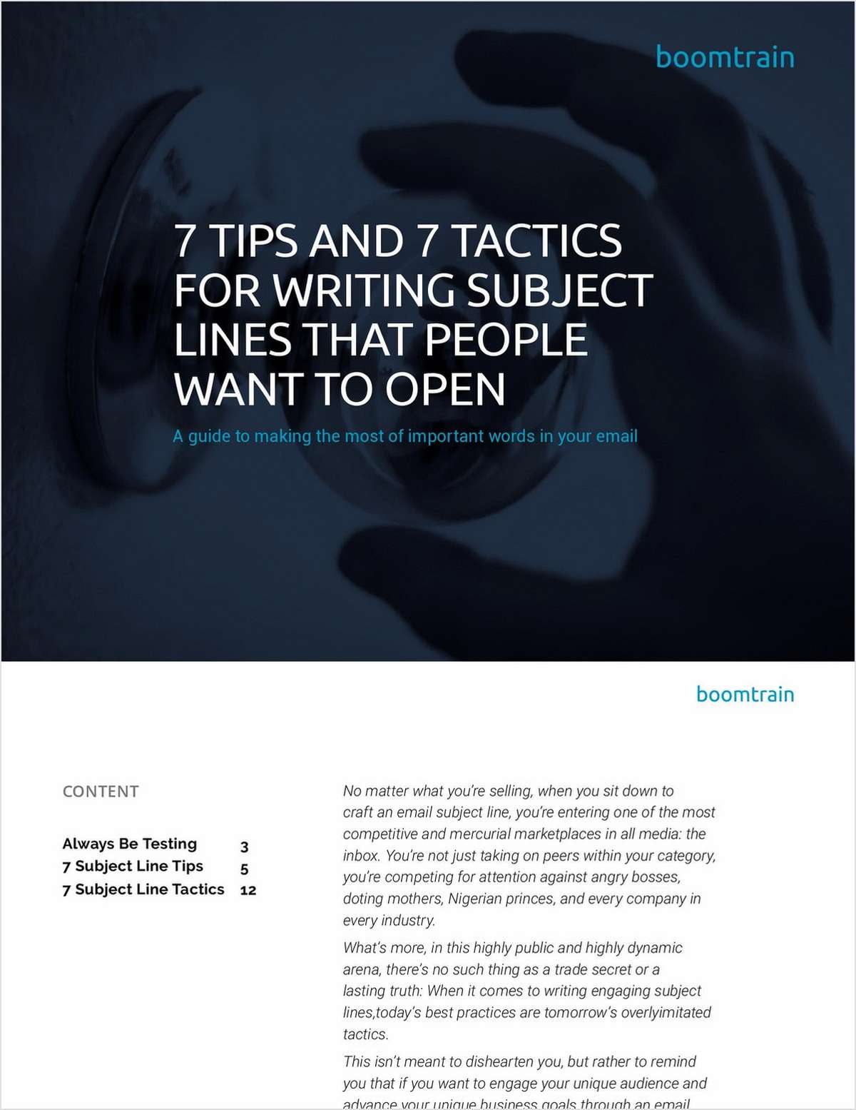 7 Tips and 7 Tactics for Writing Email Subject Lines that People Want to Open