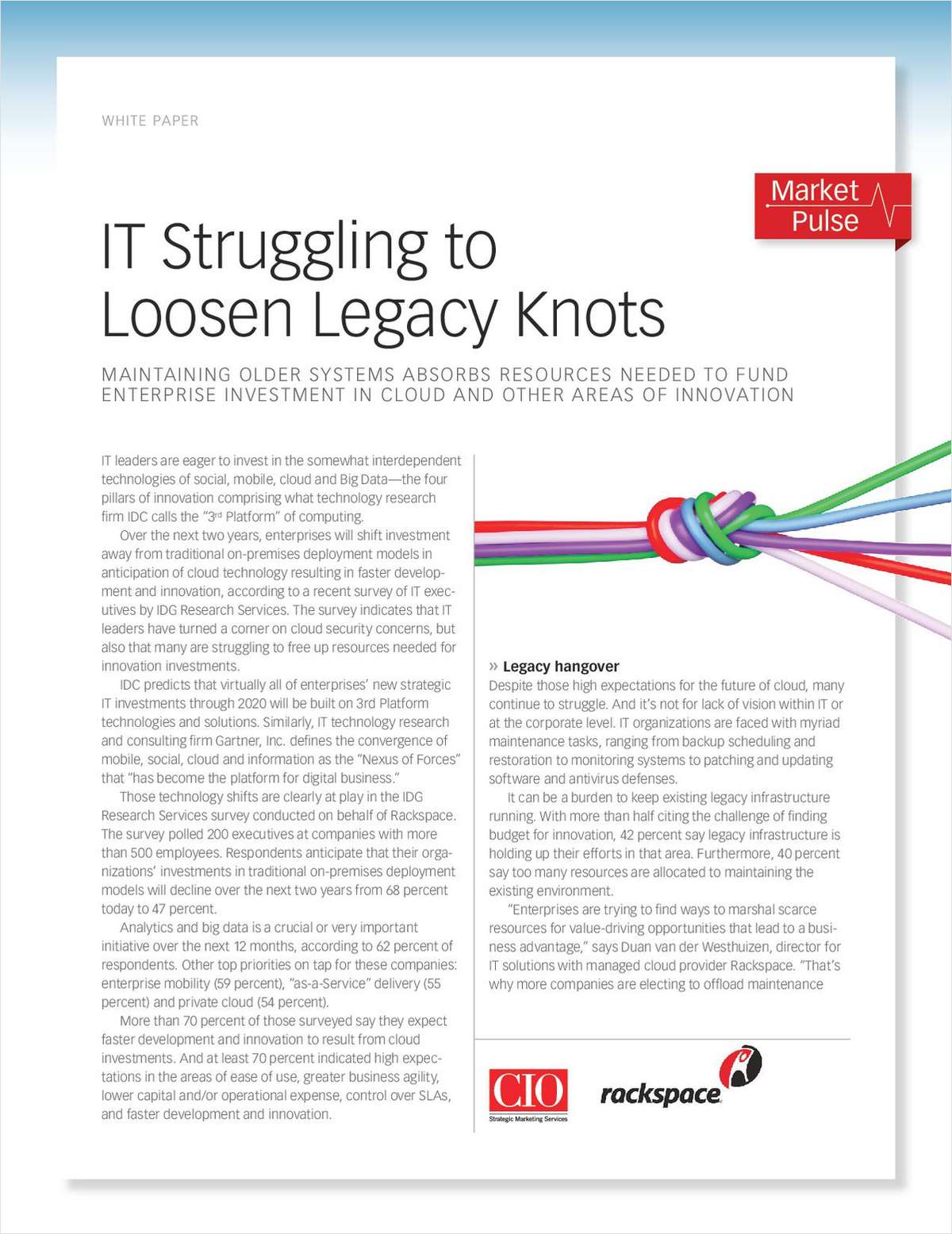Is Your Legacy IT Choking Innovation?