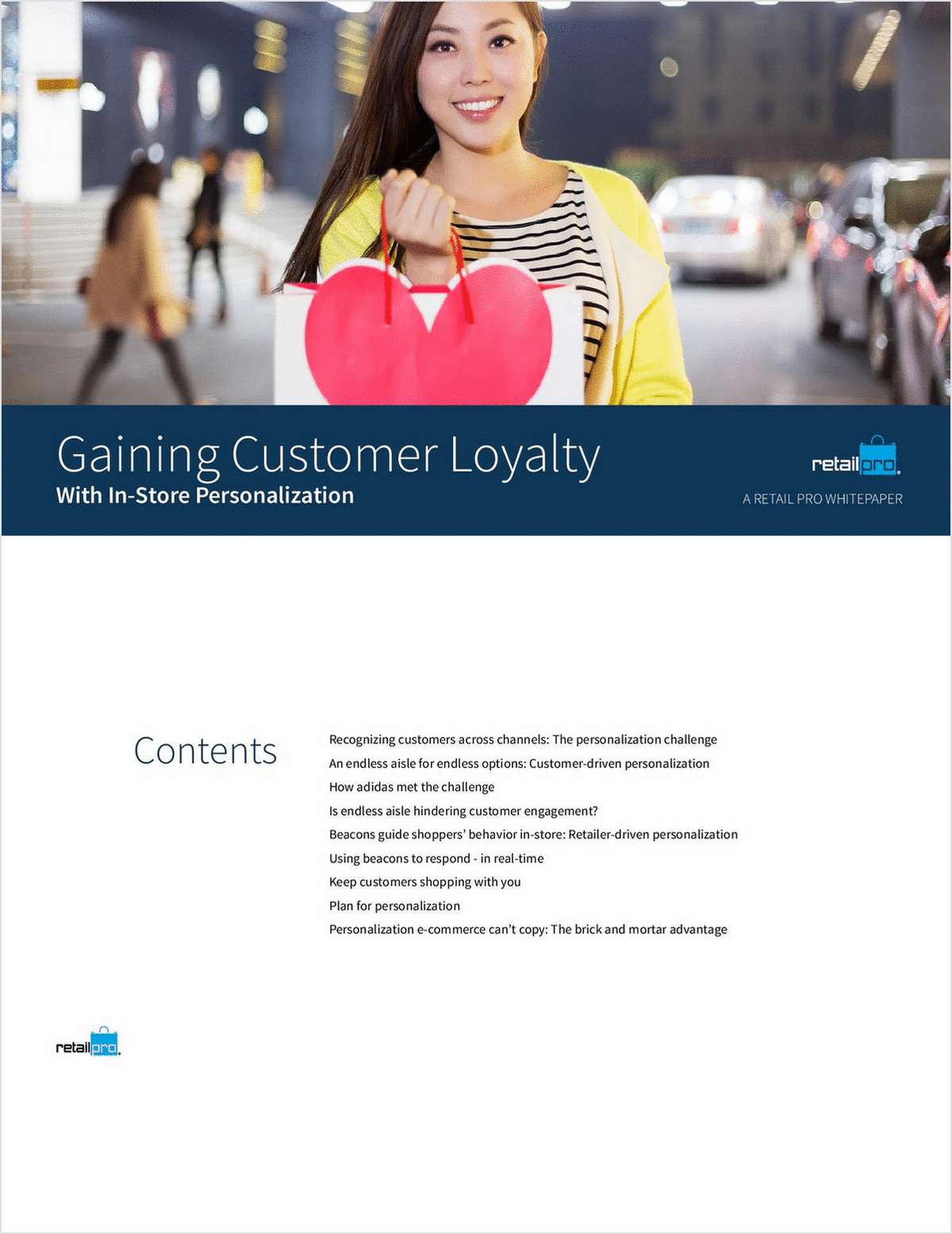 Gaining Customer Loyalty with Personalization