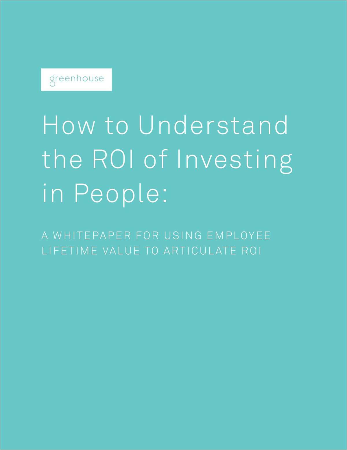 How to Understand the ROI of Investing in People
