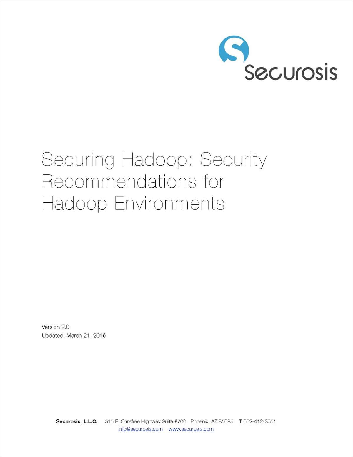 Securosis: Securing Hadoop: Security Recommendations for Hadoop Environments