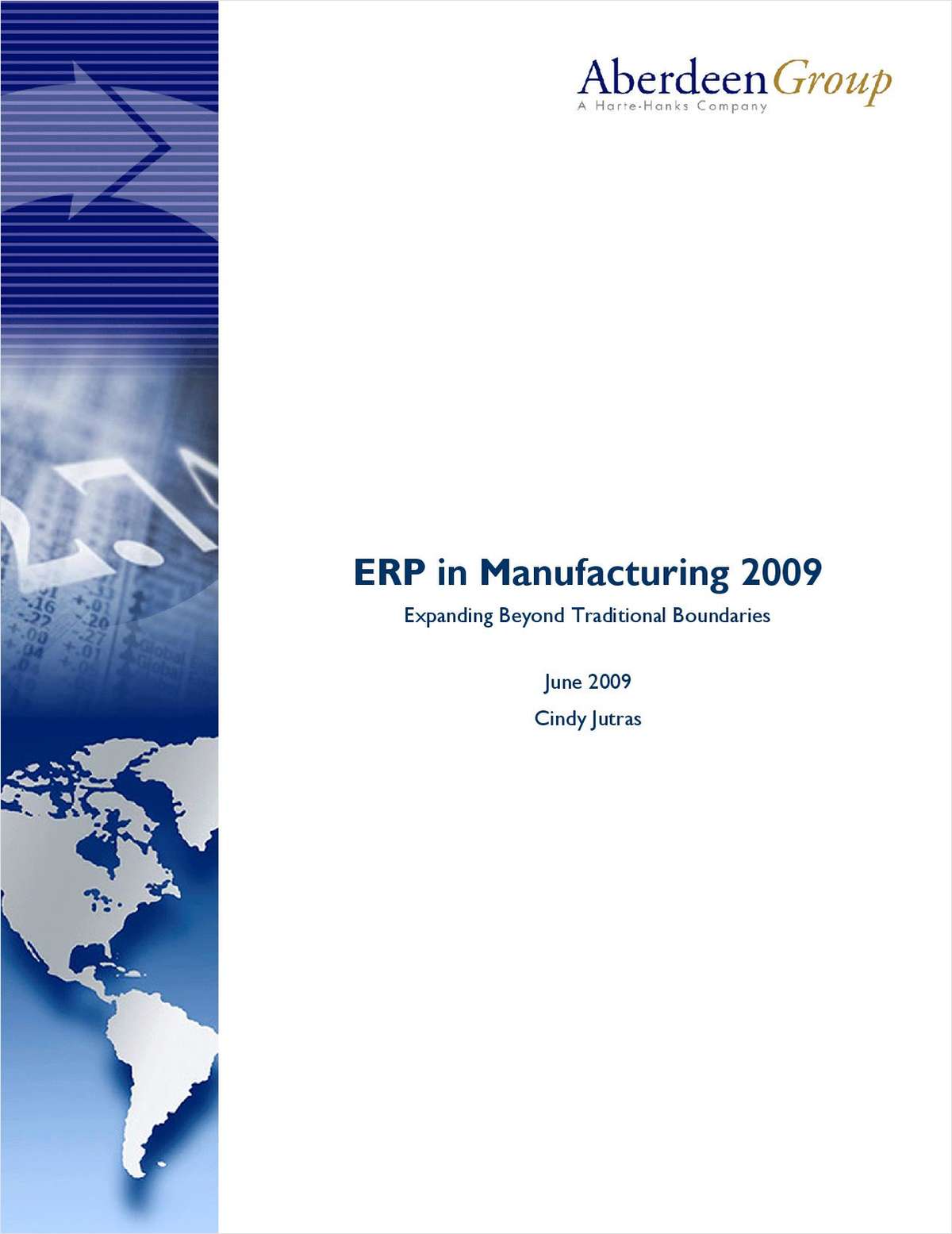 ERP in Manufacturing: Expanding Beyond Traditional Boundaries - Aberdeen Group