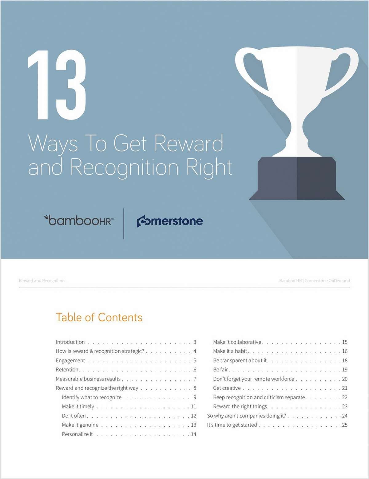 13 Ways to Get Reward and Recognition Right