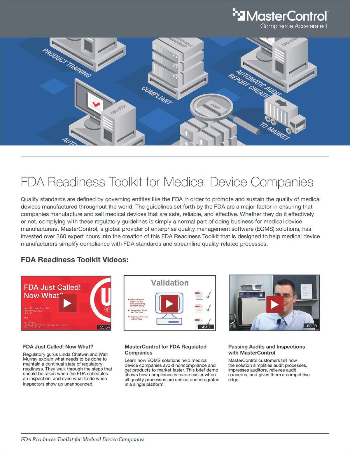 FDA Readiness Toolkit for Medical Device Companies