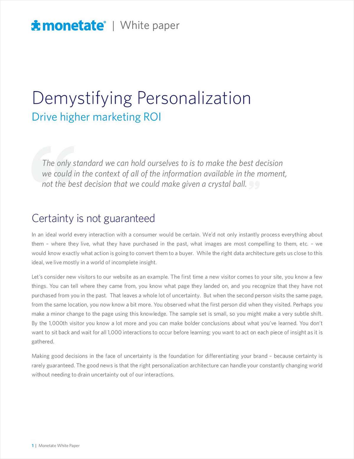 Demystifying Personalization