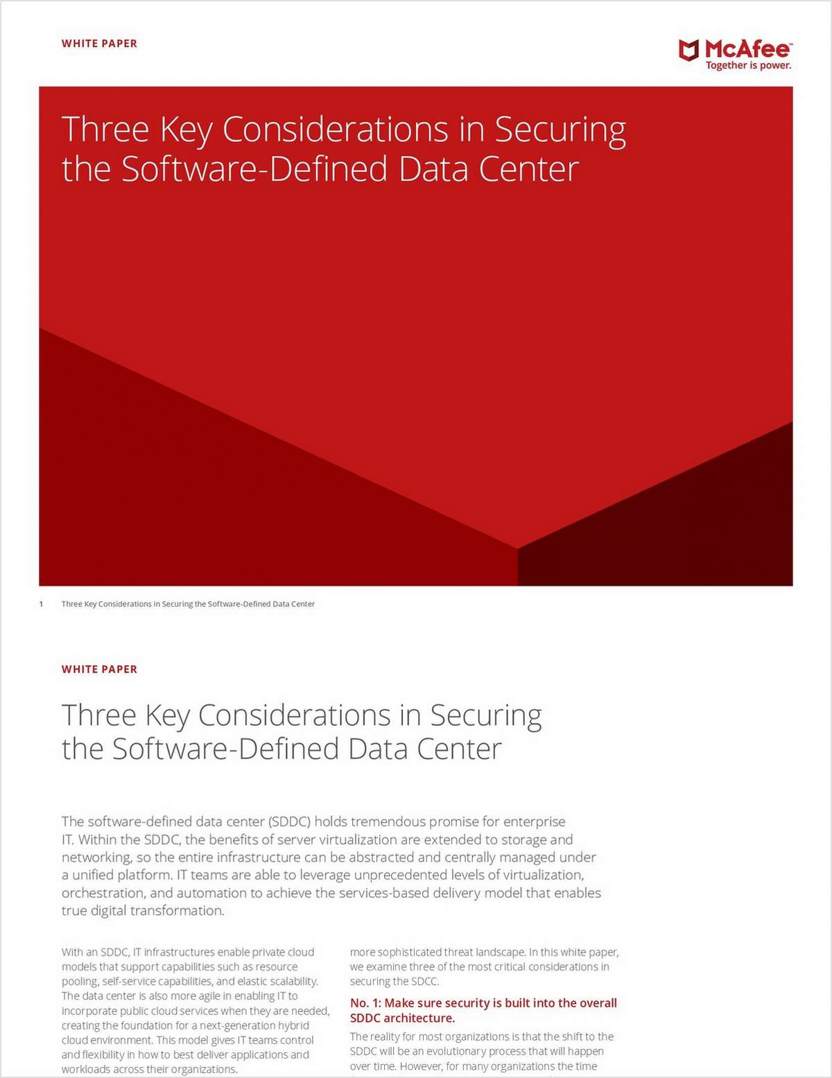Three Key Considerations in Securing the Software-Defined Data Center