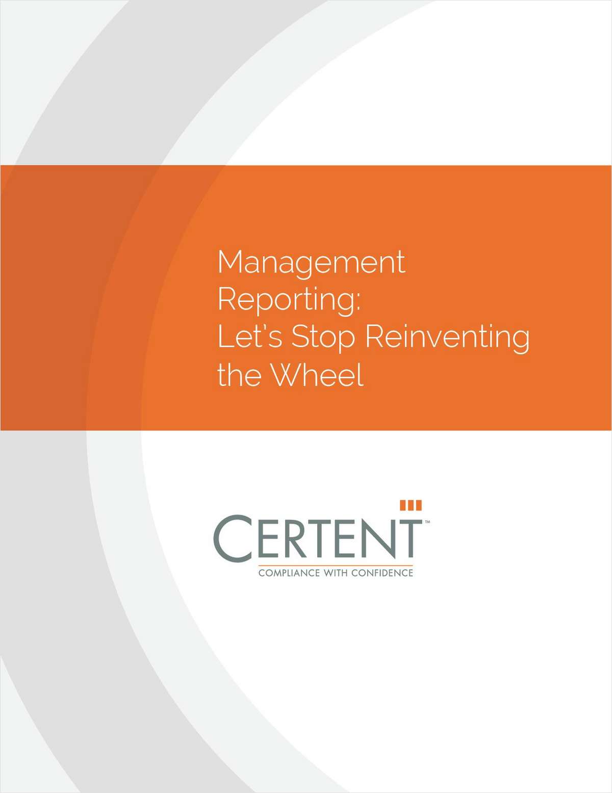 Management Reporting: Let's Stop Reinventing the Wheel