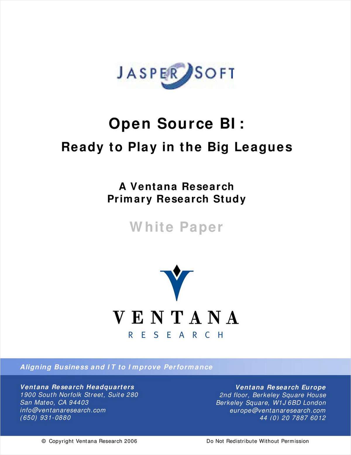 Open Source Business Intelligence: Ready to Play in the Big Leagues