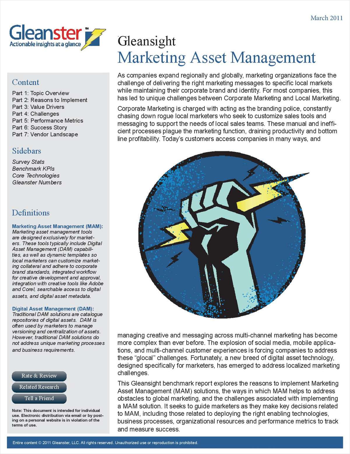 Marketing Asset Management Best Practices Benchmark Report