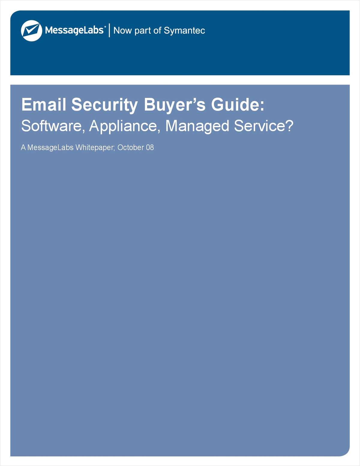 Email Security Buyer's Guide