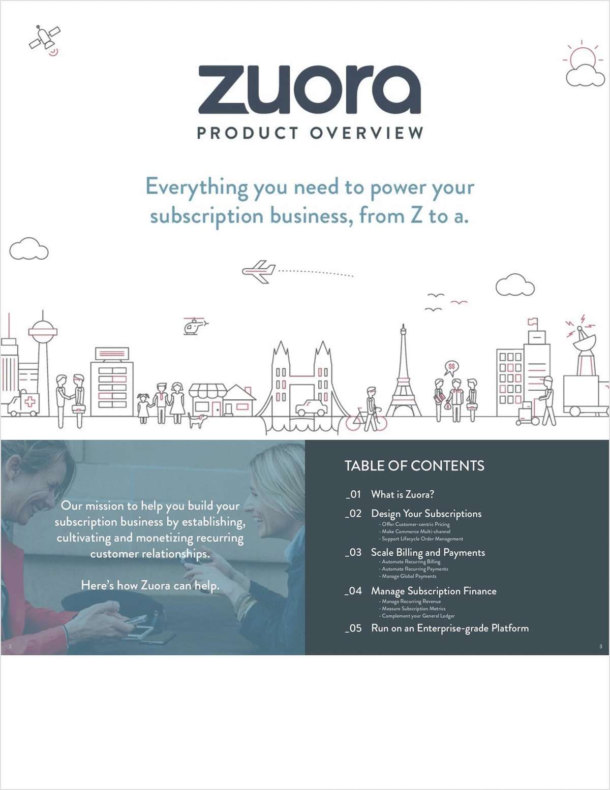 The Zuora Product Overview: Build your Subscription Business With Zuora