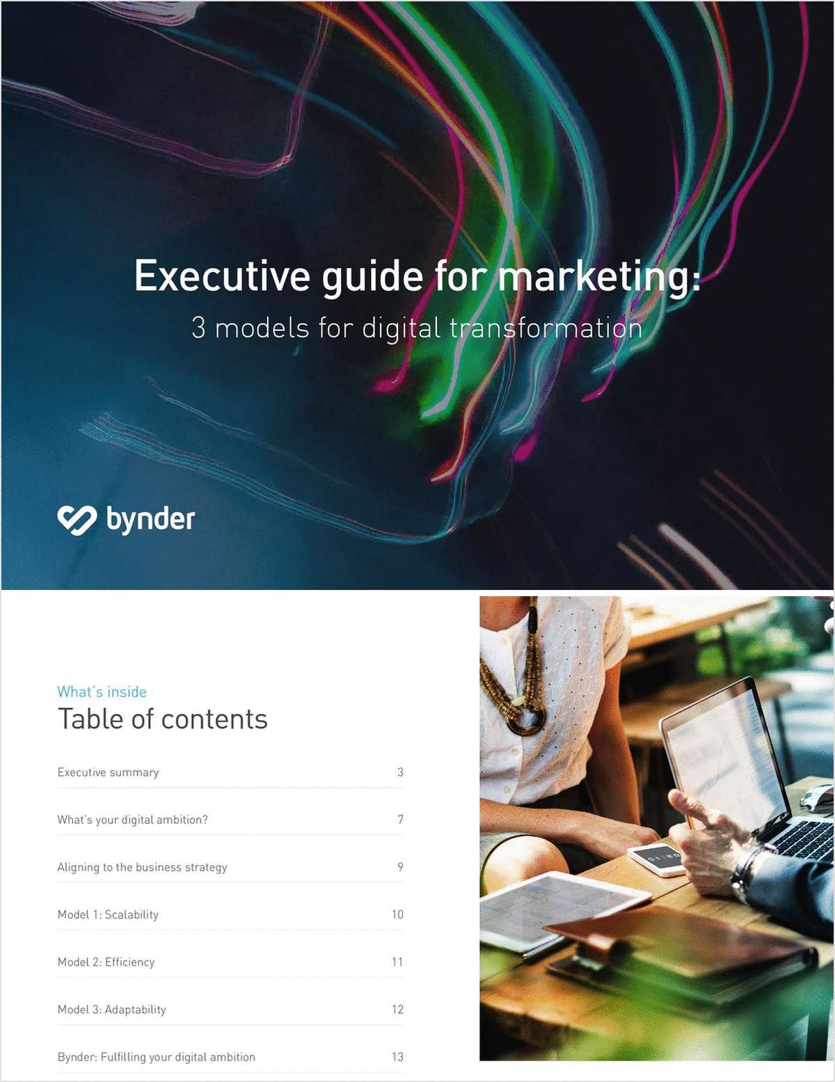 Executive Guide for Marketing: 3 Models for Digital Transformation
