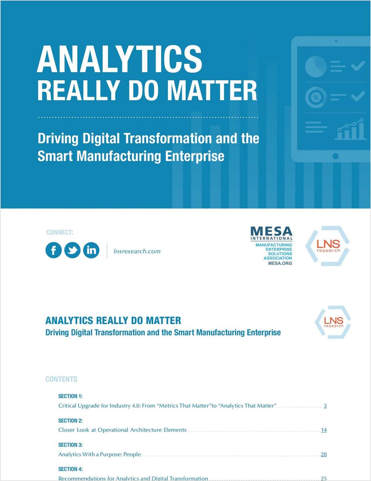 Driving Digital Transformation and the Smart Manufacturing Enterprise