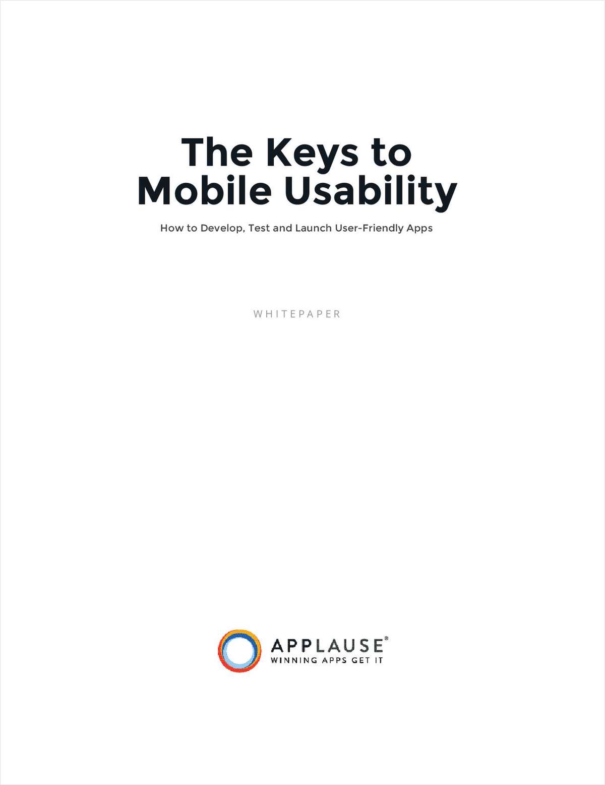 The Keys to Mobile Usability