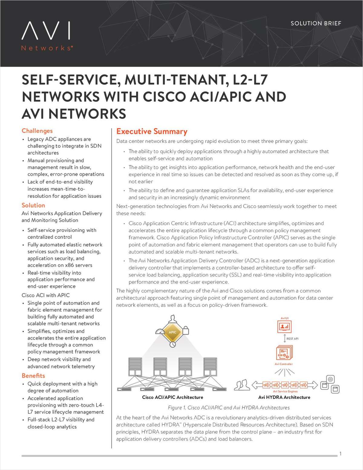 Self-Service, Multi-Tenant, L2-L7 Networks