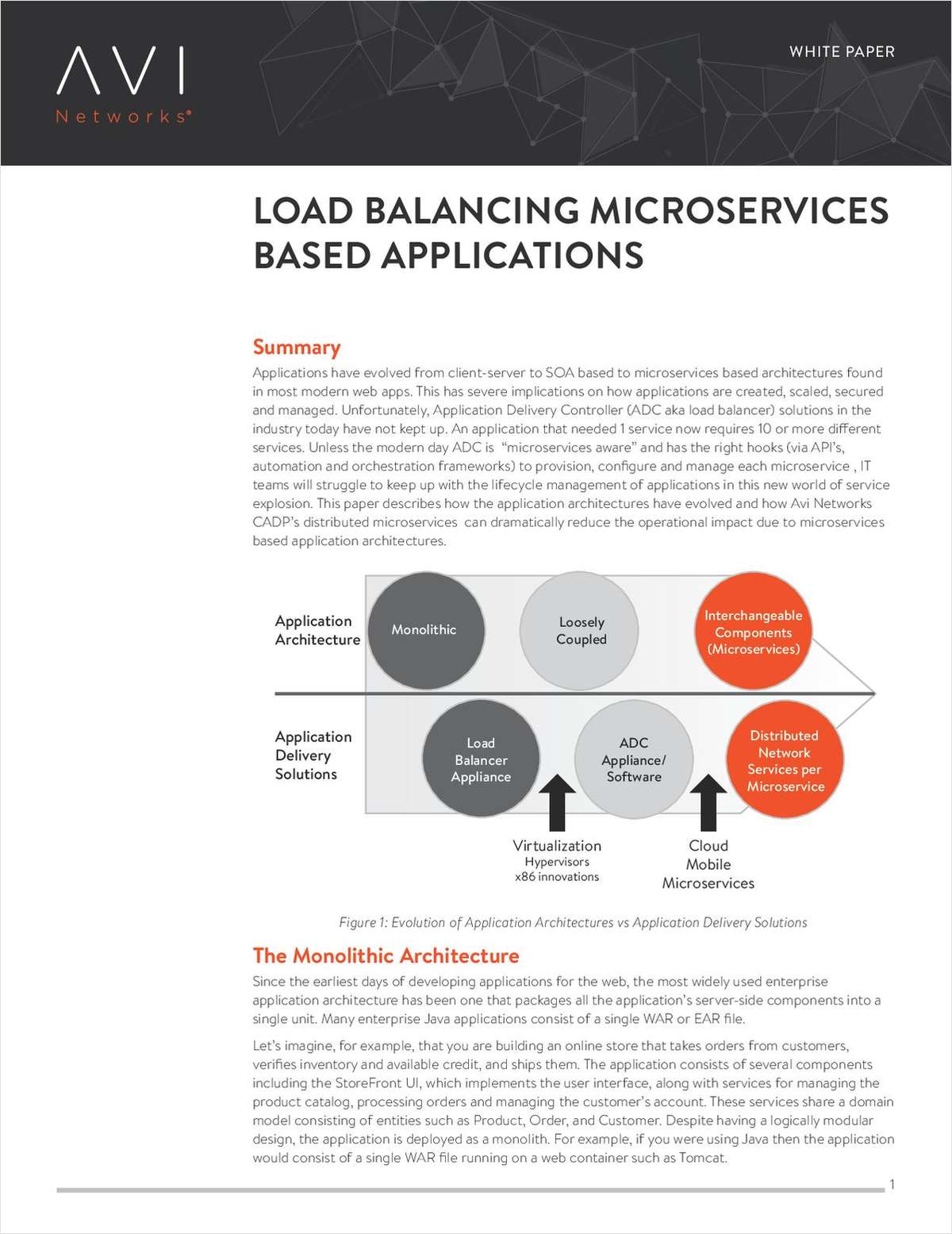 Load Balancing Microservices Based Applications