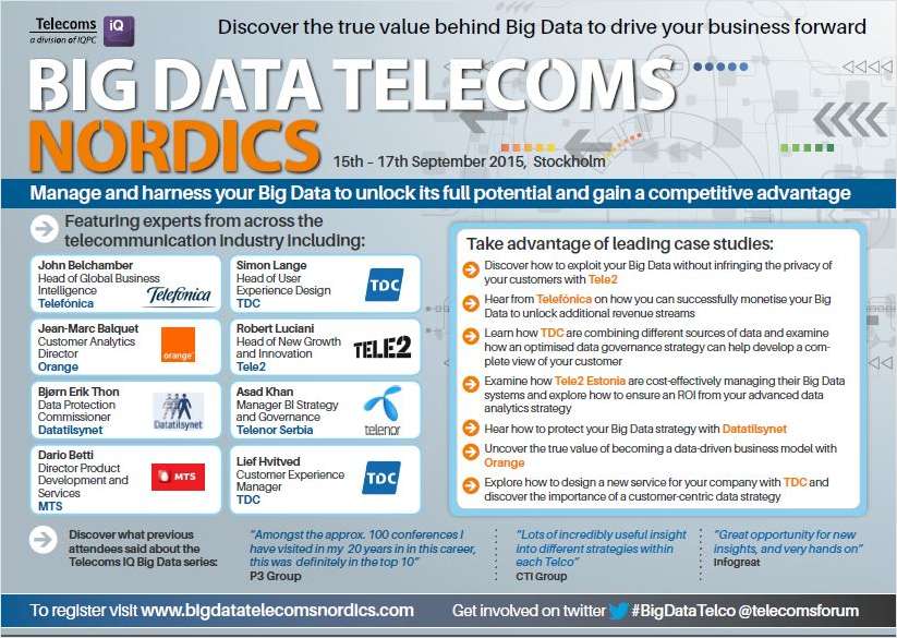 Big Data Telecoms Nordics Agenda