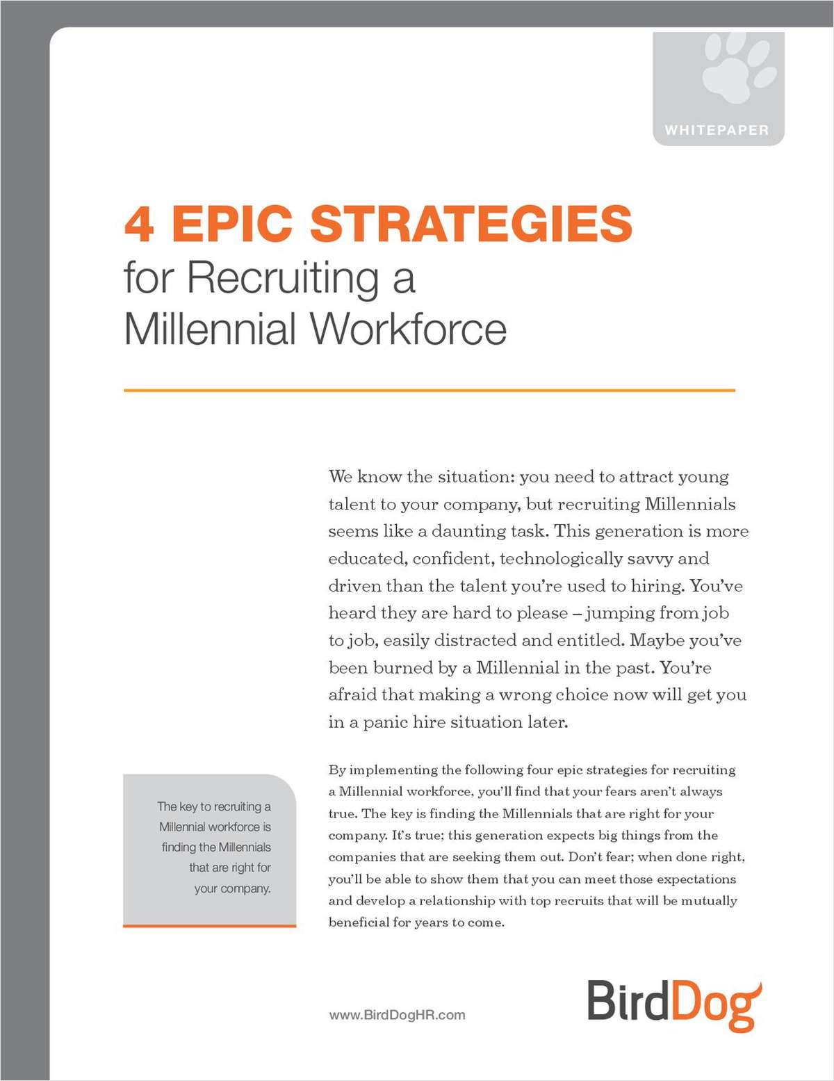 Epic Strategies for Recruiting a Millennial Workforce