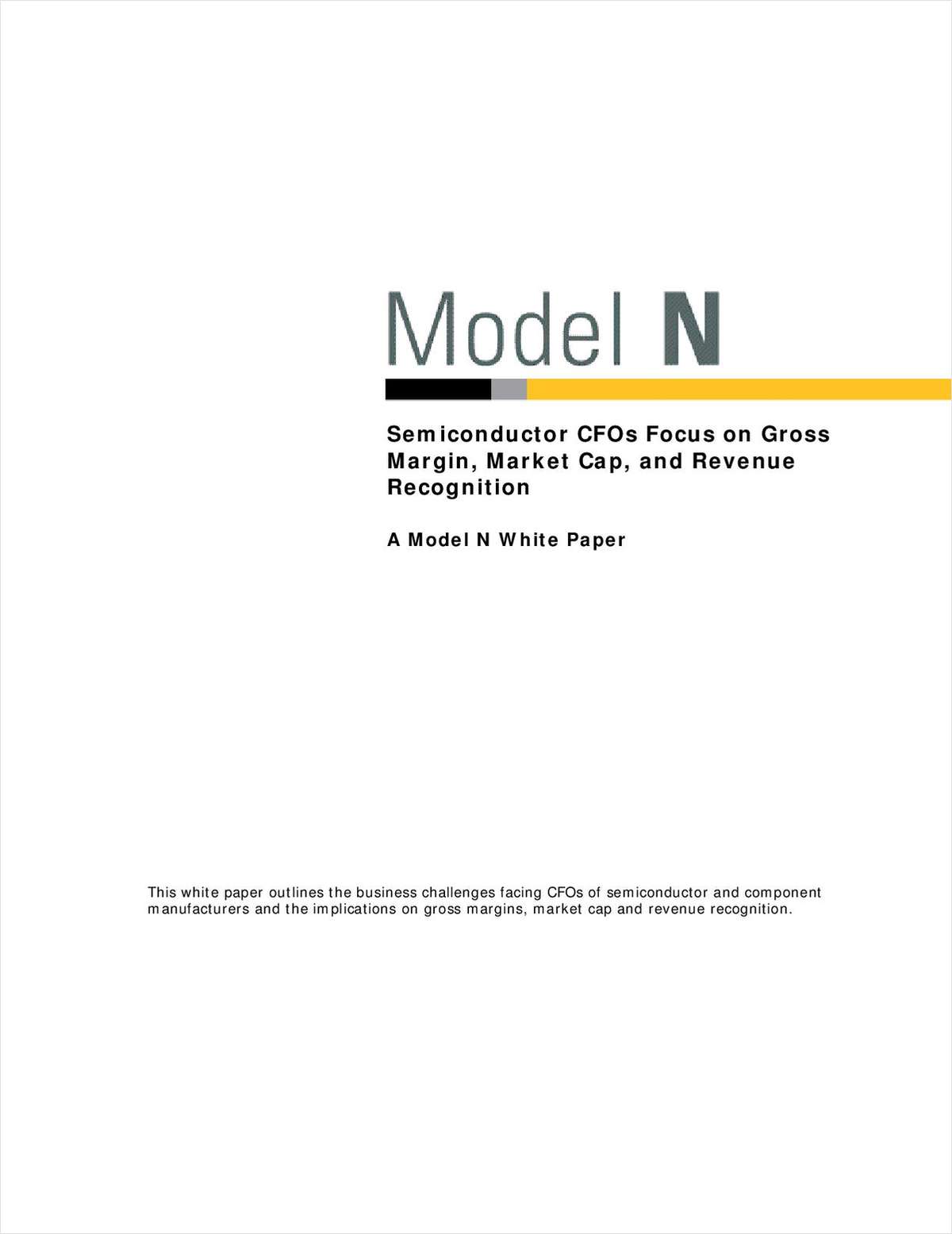 Semiconductor CFOs Focus on Gross Margin, Market Cap, and Revenue Recognition