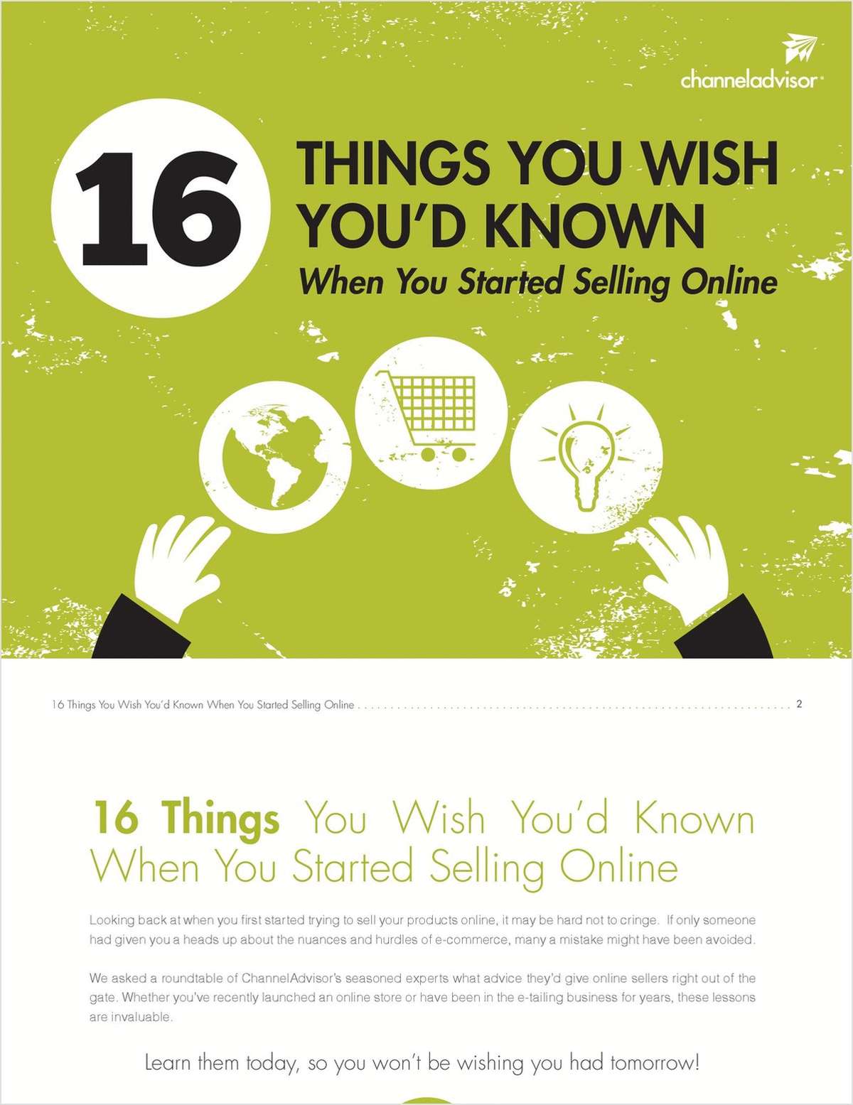 16 Things You Wish You'd Known When You Started Selling Online