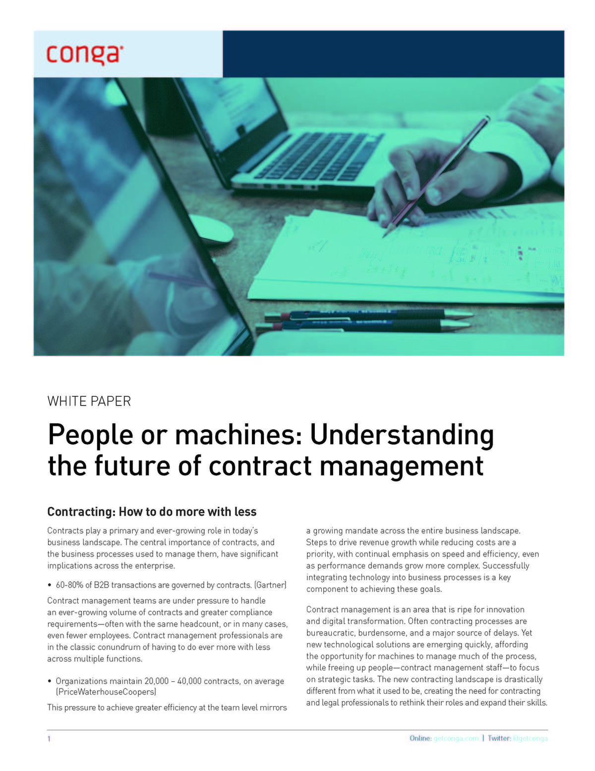 People or Machines: The Future of Contract Management