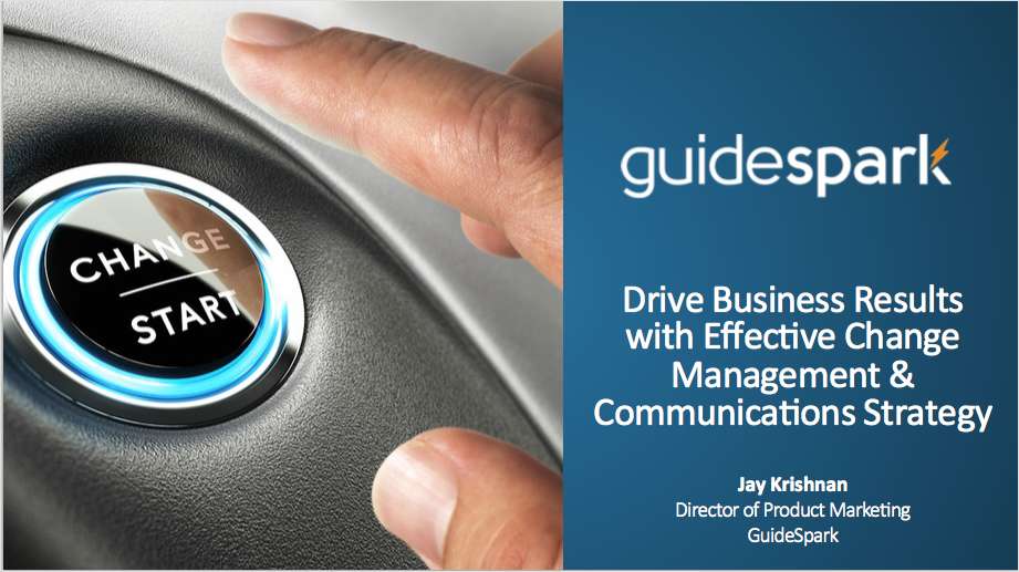 Drive Business Results with Effective Change Management & Communications Strategy