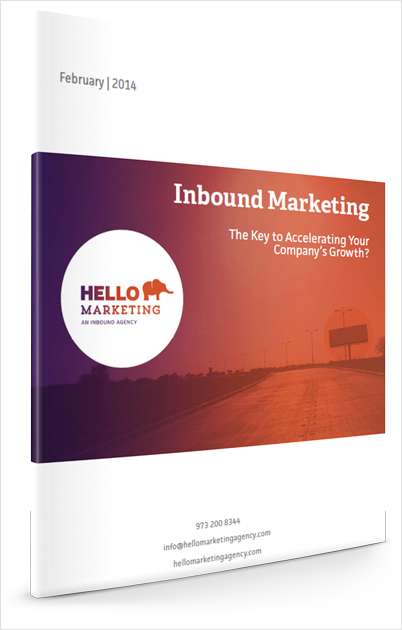 Inbound Marketing: The Key to Accelerating your Company's Growth?