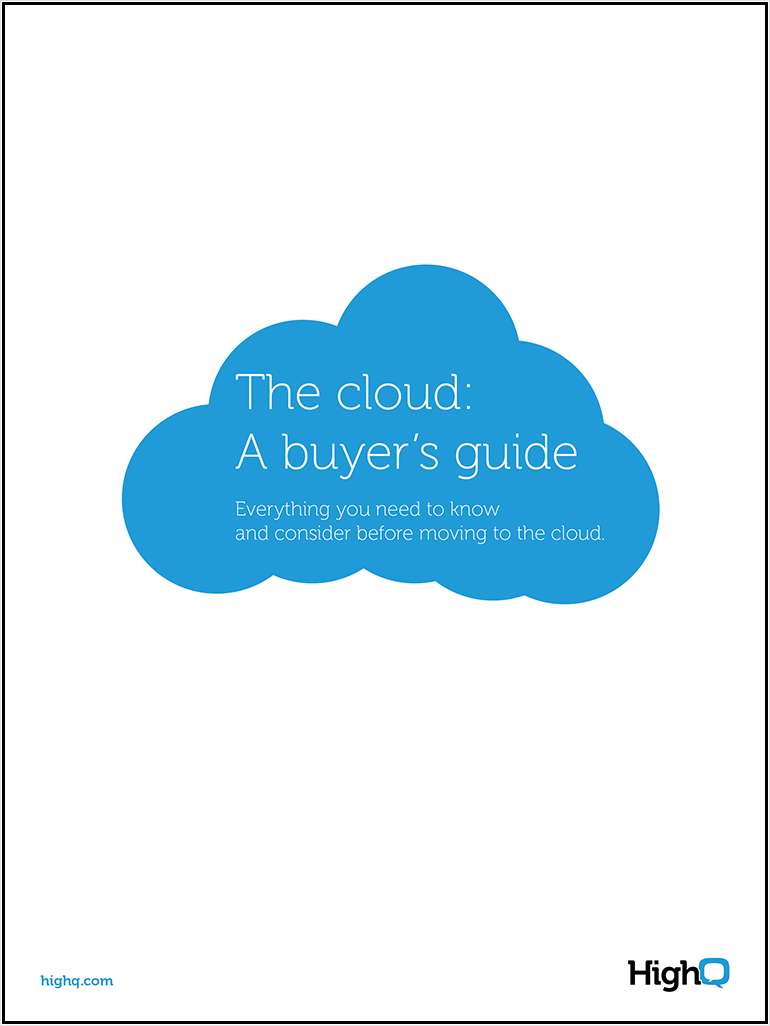 The cloud: A buyer's guide