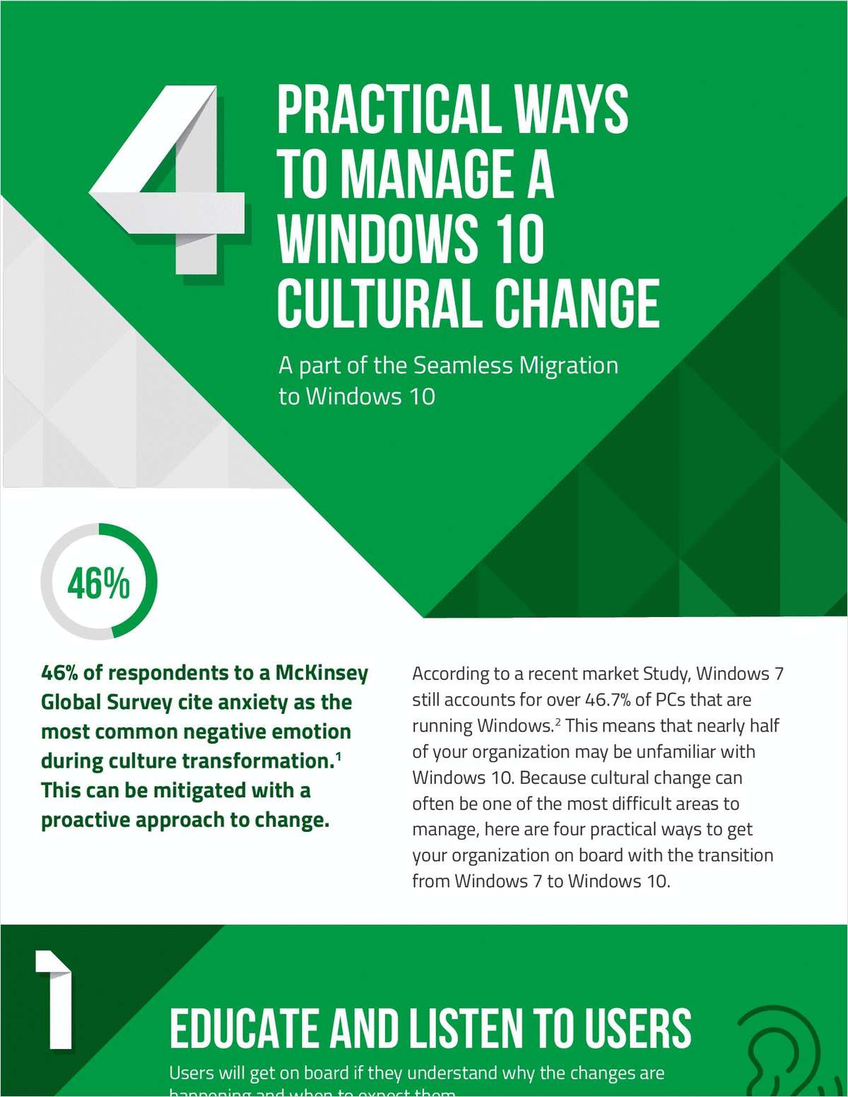 4 Practical Ways to Manage a Windows 10 Cultural Change
