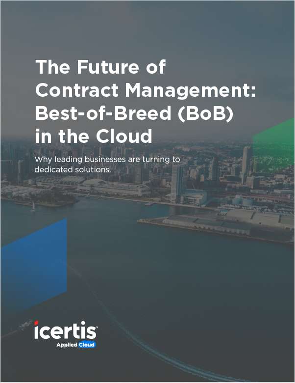 The Future of Contract Management: Best-of-Breed in the Cloud
