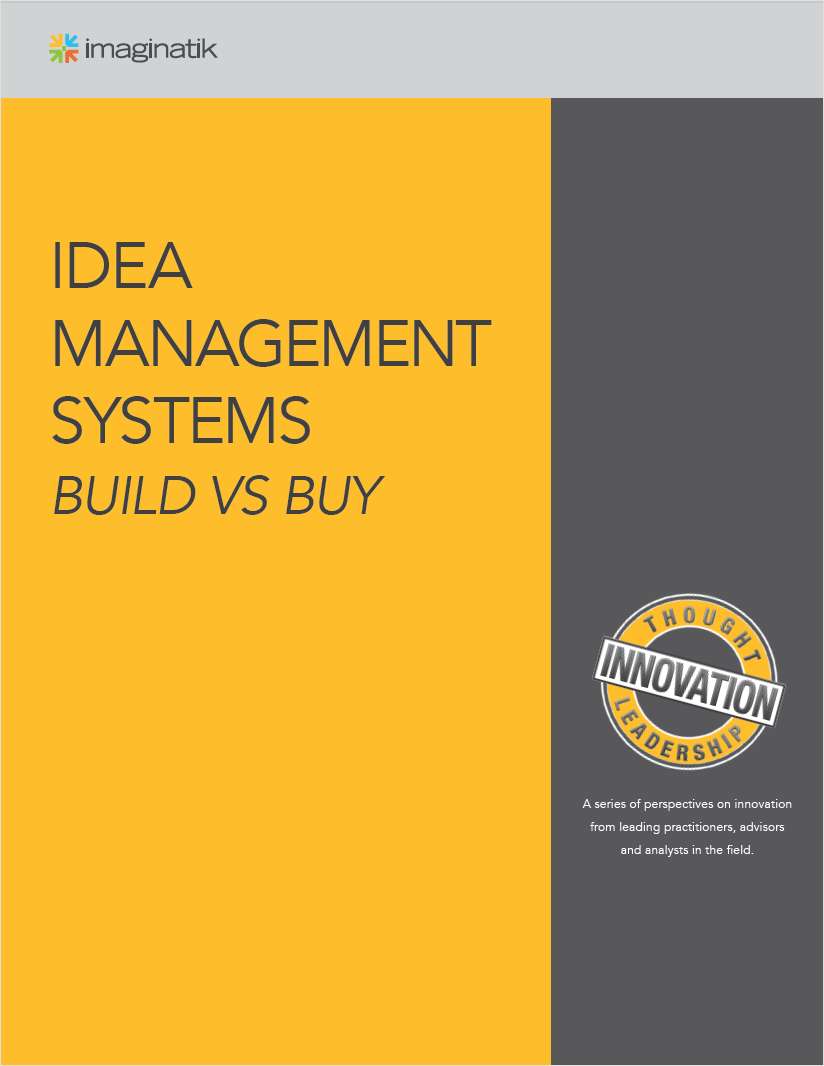 Idea Management Systems: Build vs Buy