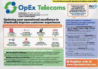 Use Operational Excellence in Telecoms to Drive Revenues - It's new to operators, stay ahead of your competitors by making positive process changes