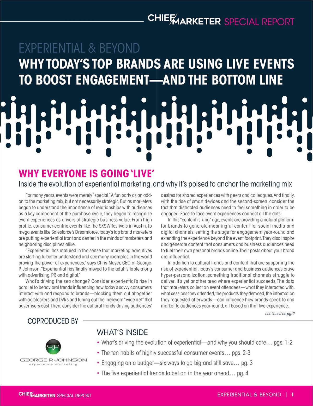 New Special Report: Why Today's Top Brands are Investing in Live Events