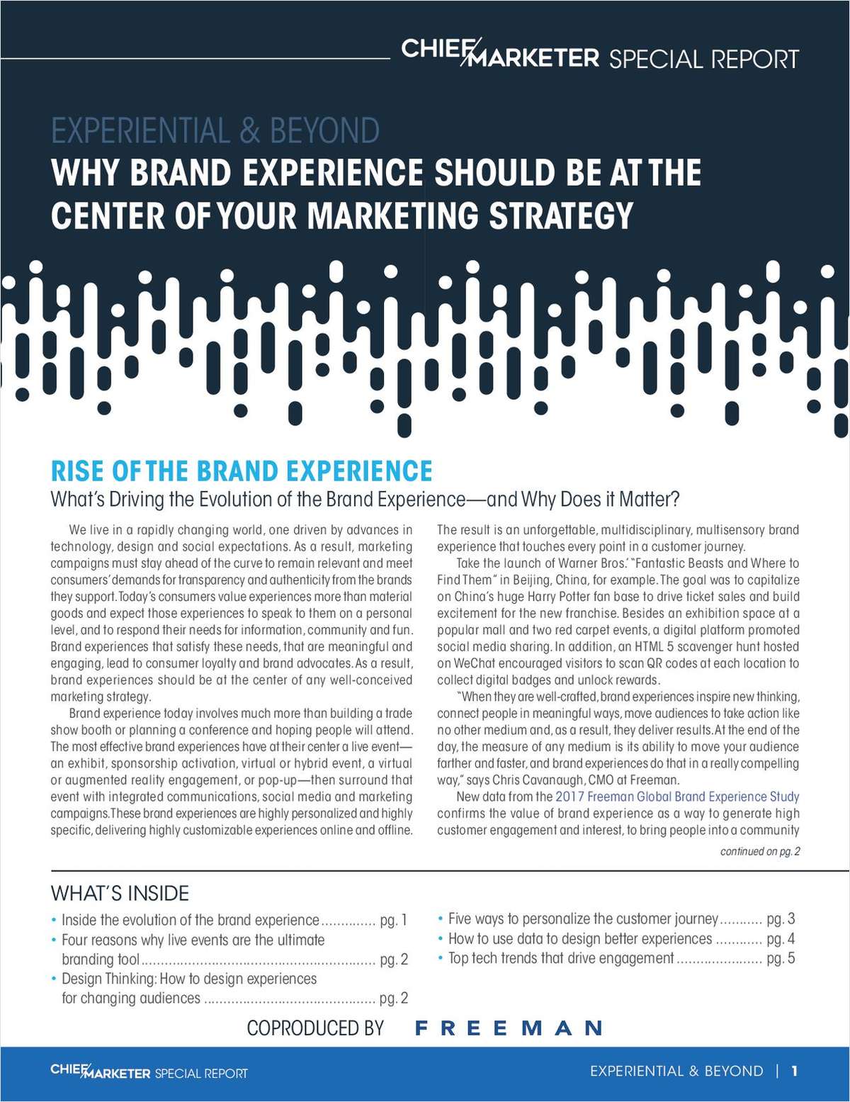 Why Brand Experience Should Be At The Center of Your Marketing Strategy