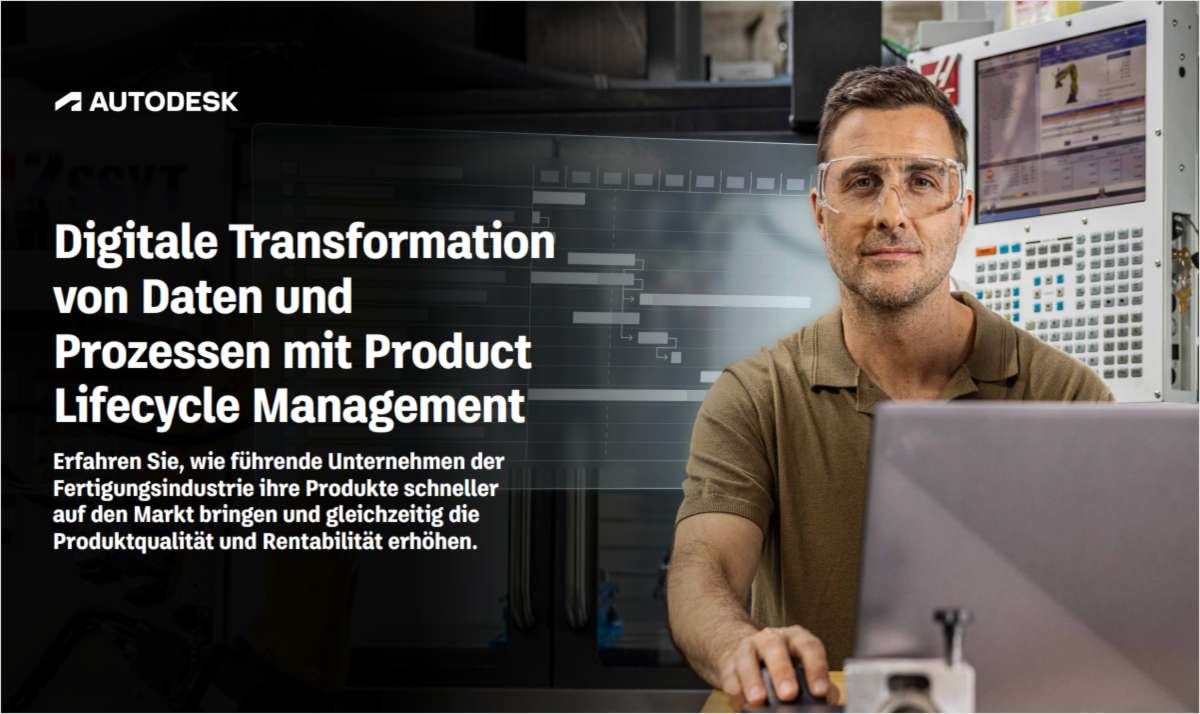 Digitale Transformation von Daten und Prozessen mit Product Lifecycle Management