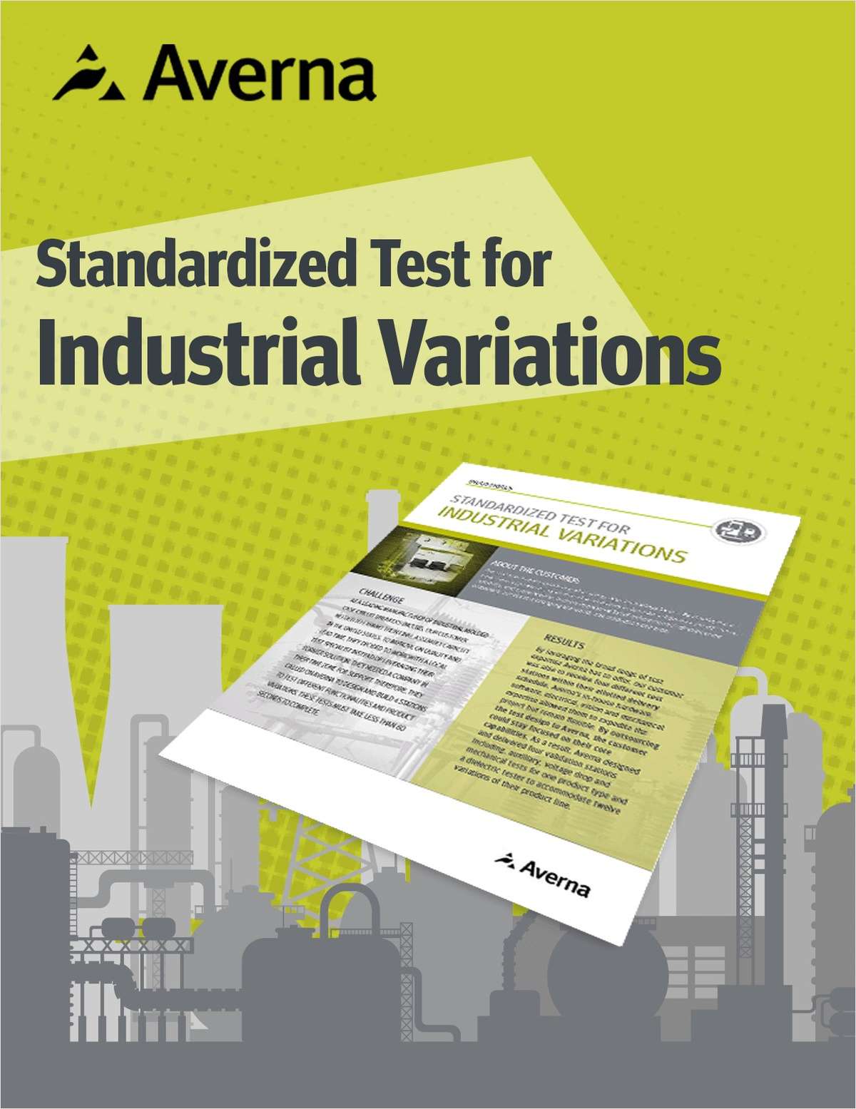 Standardized Test for Industrial Variations