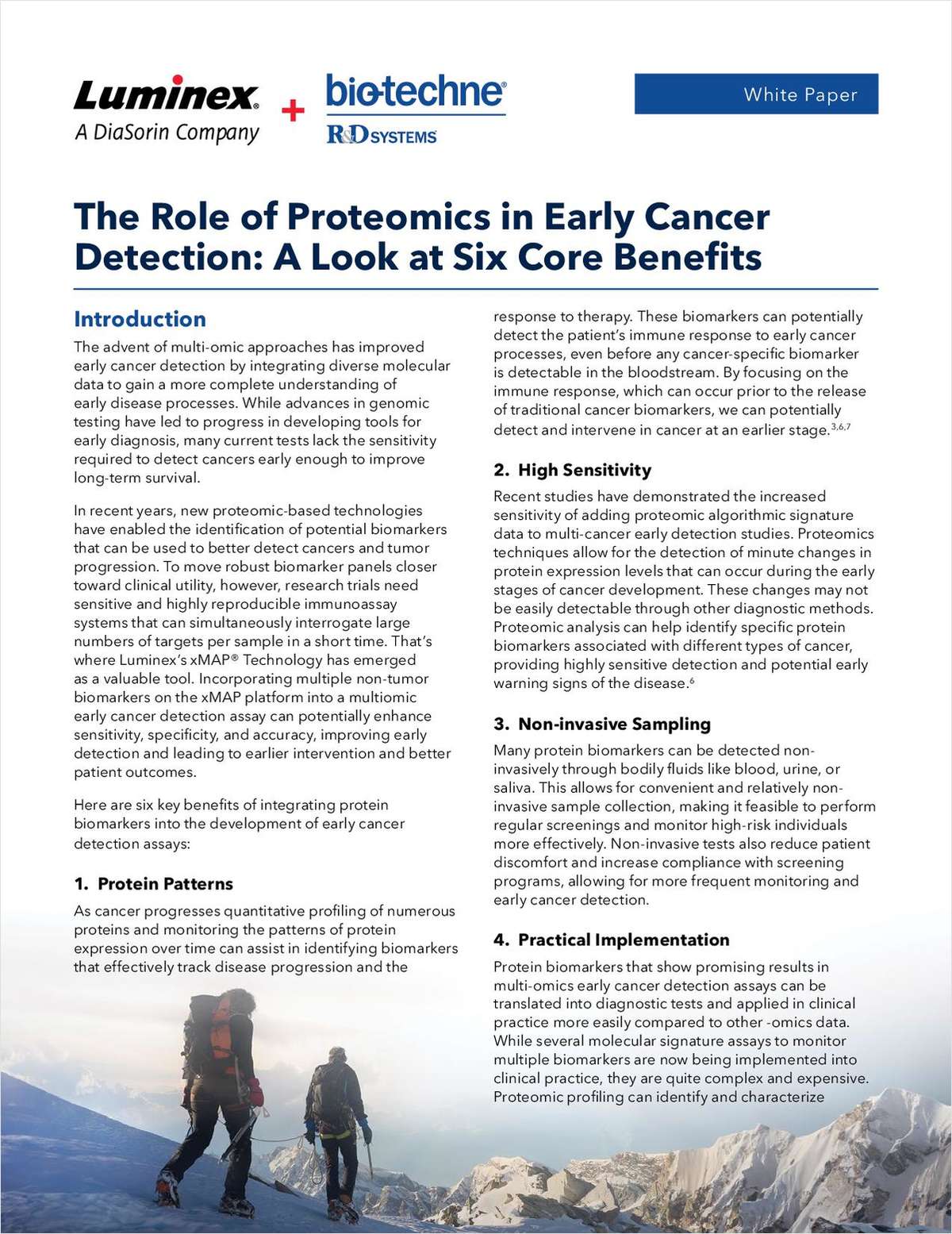 The Role of Proteomics in Early Cancer Detection: A Look at Six Core Benefits