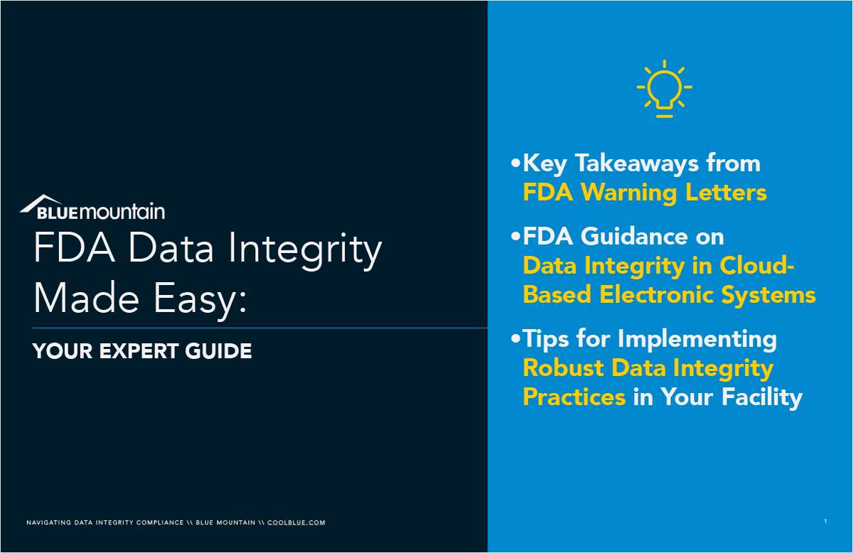 Navigating Data Integrity Compliance