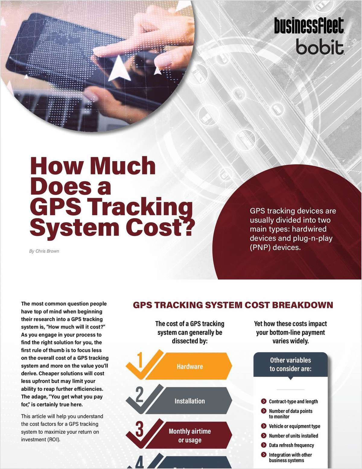 How Much Does a GPS Tracking System Cost?, Free Bobit Fleet Group Buyer