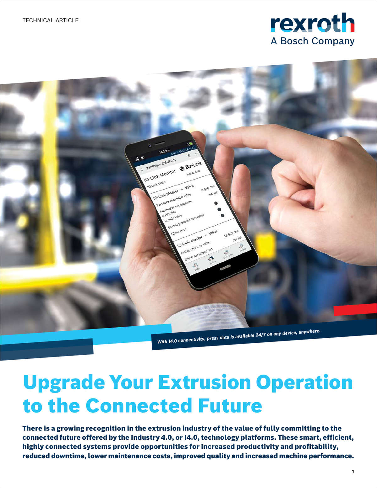 Upgrade Your Extrusion Operation to the Connected Future