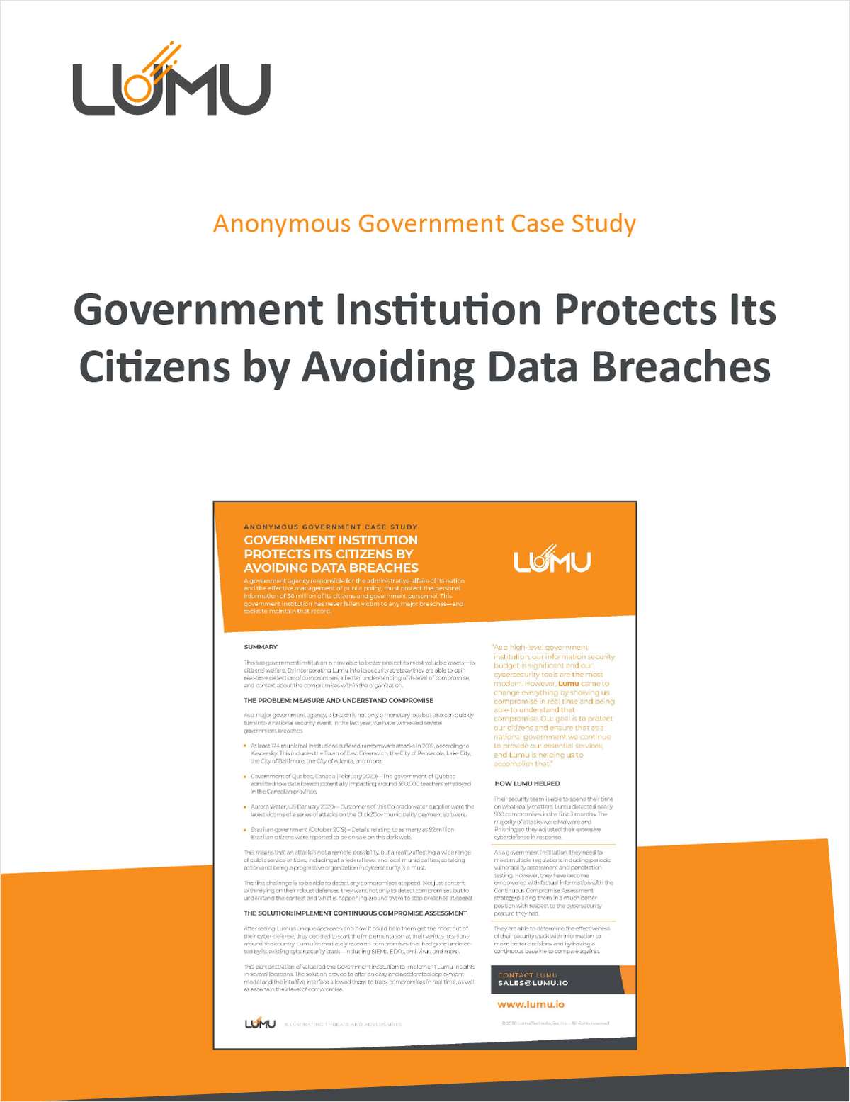 Case Study: How a State and Local Government Streamlined its Security Program