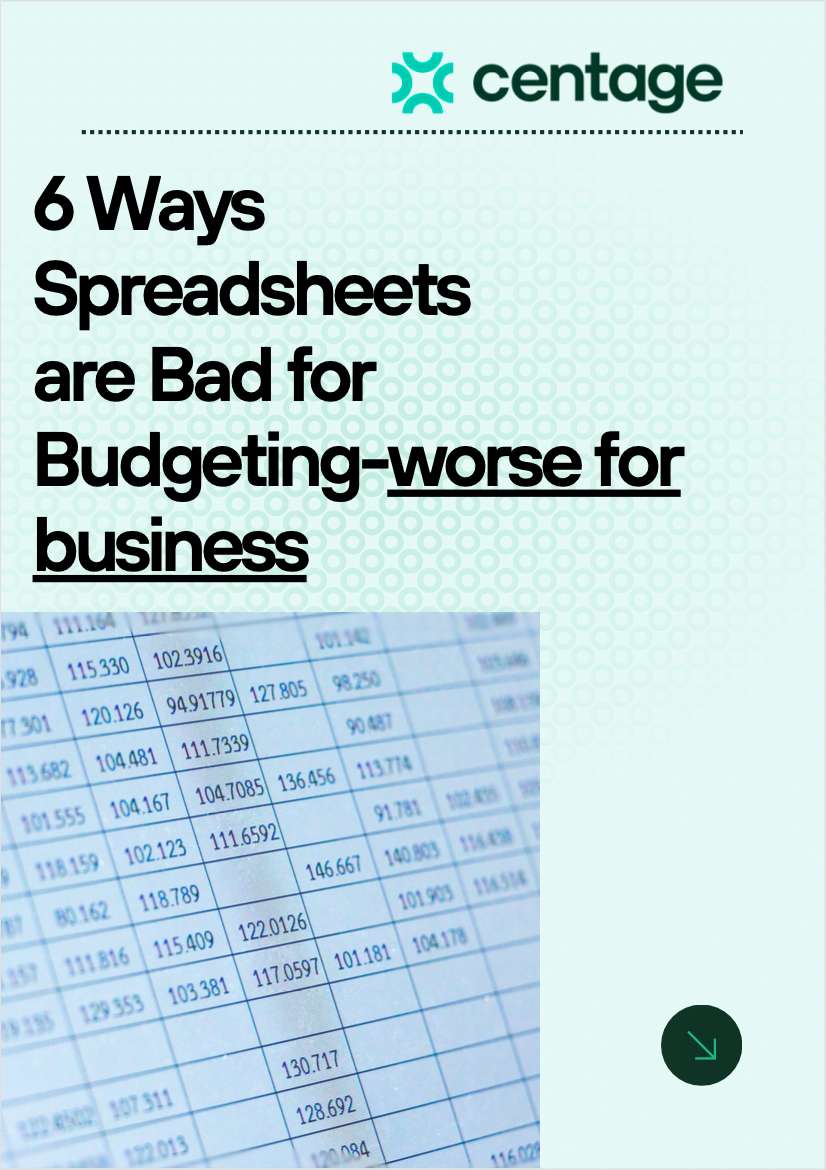 6 Ways Spreadsheets are Bad for Budgeting